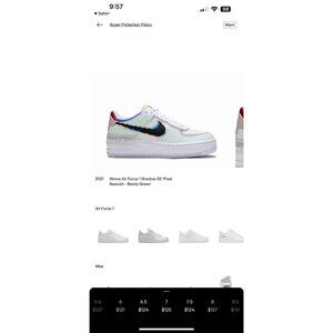 Wmns Air Force 1 Shadow SE 'Pixel Swoosh - Barely Green'